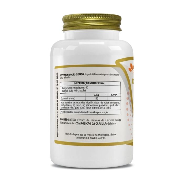 FN CURCUMA (95% CURCUMINA 130MG) 60 CAPS - Image 2