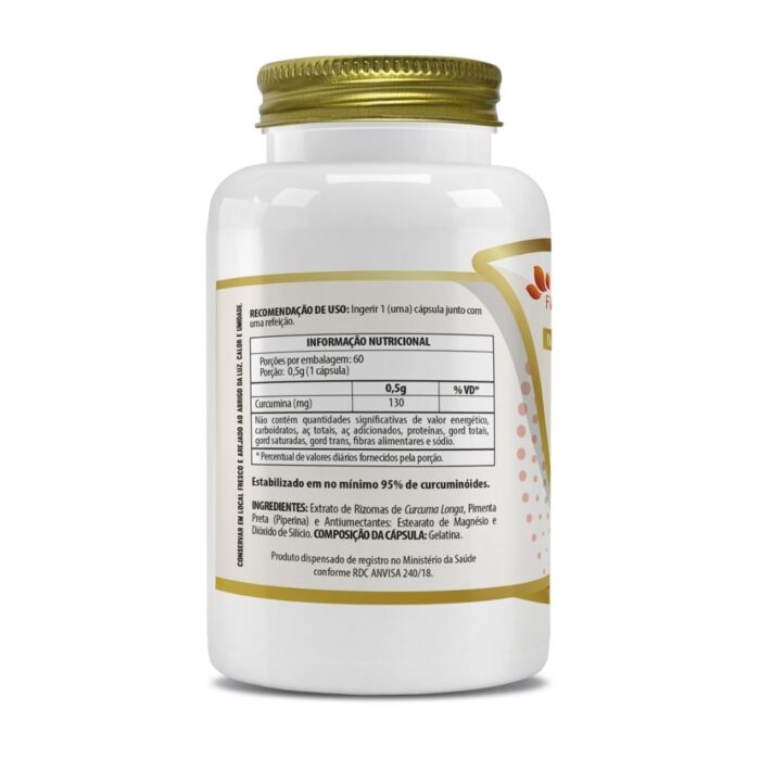 FN CURCUMA + (com Piperina) 60 CAPS - Image 2