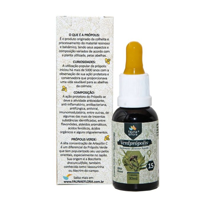 FF VERDPROPOLIS - ZERO ALCOOL 15% - 30ML - Image 2