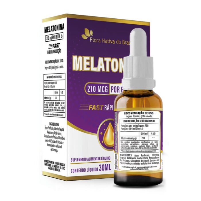 FN MELATONINA GOTAS 30ML (210 MCG / GOTA) SABOR MORANGO - Imagem 2