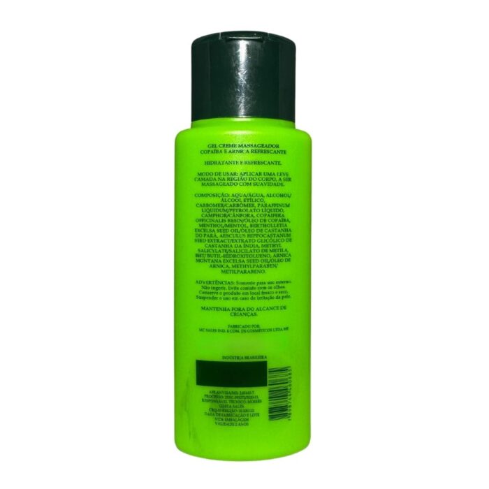 AC GEL VERDE COPAIBA E ARNICA 200G - AROEIRA - Image 2