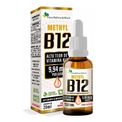 FN VITAMINA B12 (Metilcobalamina) sublingual (9,94 mcg/ gotas) 20ml Sabor Uva