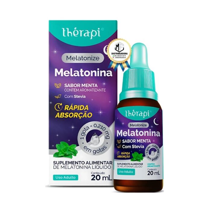 MELATONINA GOTAS MENTA 20ML (1 gota = 210mcg) - THÉRAPI - Image 1