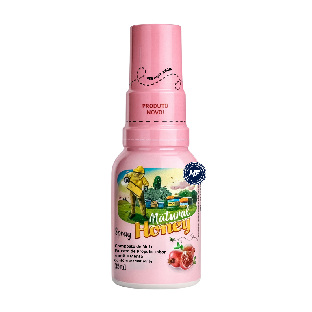 15397843364-ff-spray-honey-35ml-roma.png FF PROPOLIS SPRAY NATURAL HONEY ROMA E MENTA 35ML - Imagem 1