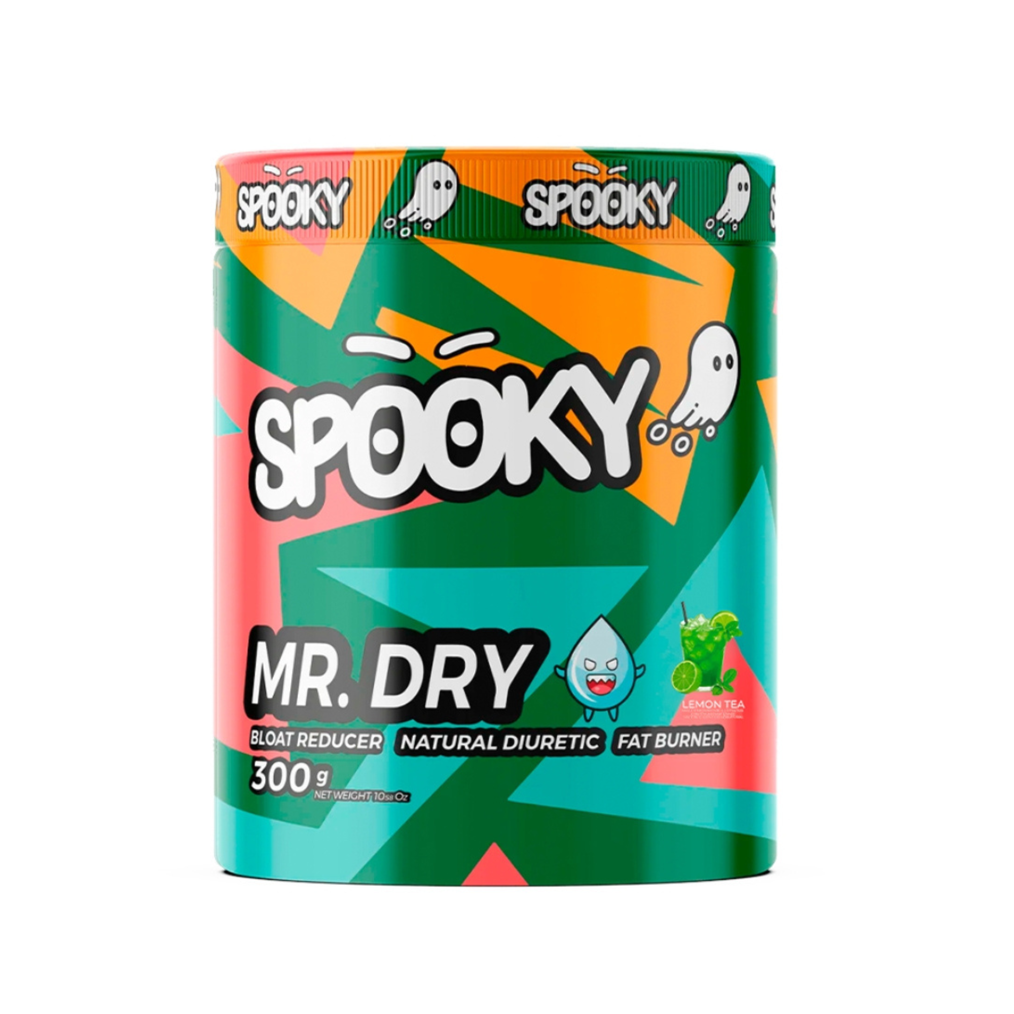 15632253445-sk-mr-dry-limao.png SPOOKY MR DRY LEMON TEA (LIMÃO) 300G - Imagem 1