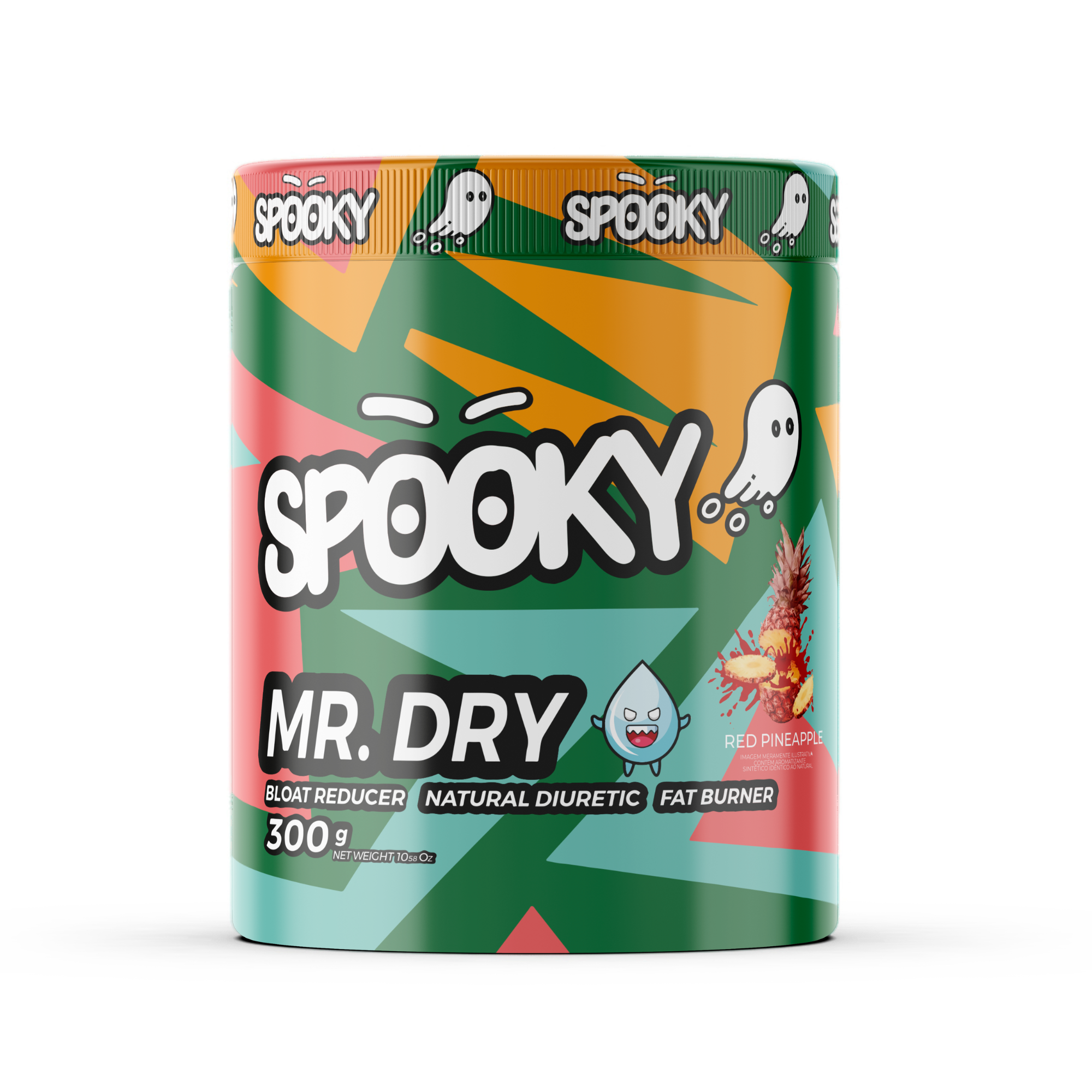 15632253543-sk-mr-dry-abacaxi.png SPOOKY MR DRY RED PINEAPPLE (ABACAXI) 300G - Imagem 1